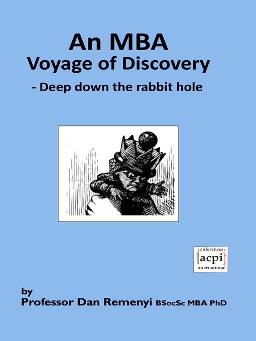 Title details for An MBA Voyage of Discovery by Dan Remenyi - Available
